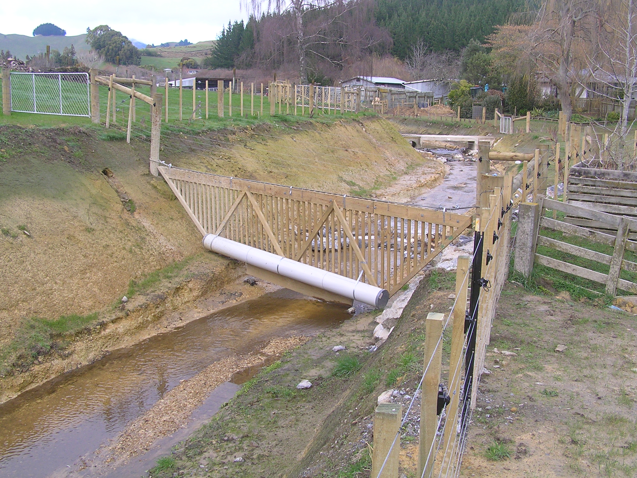 Higgins farm fencing waterways management