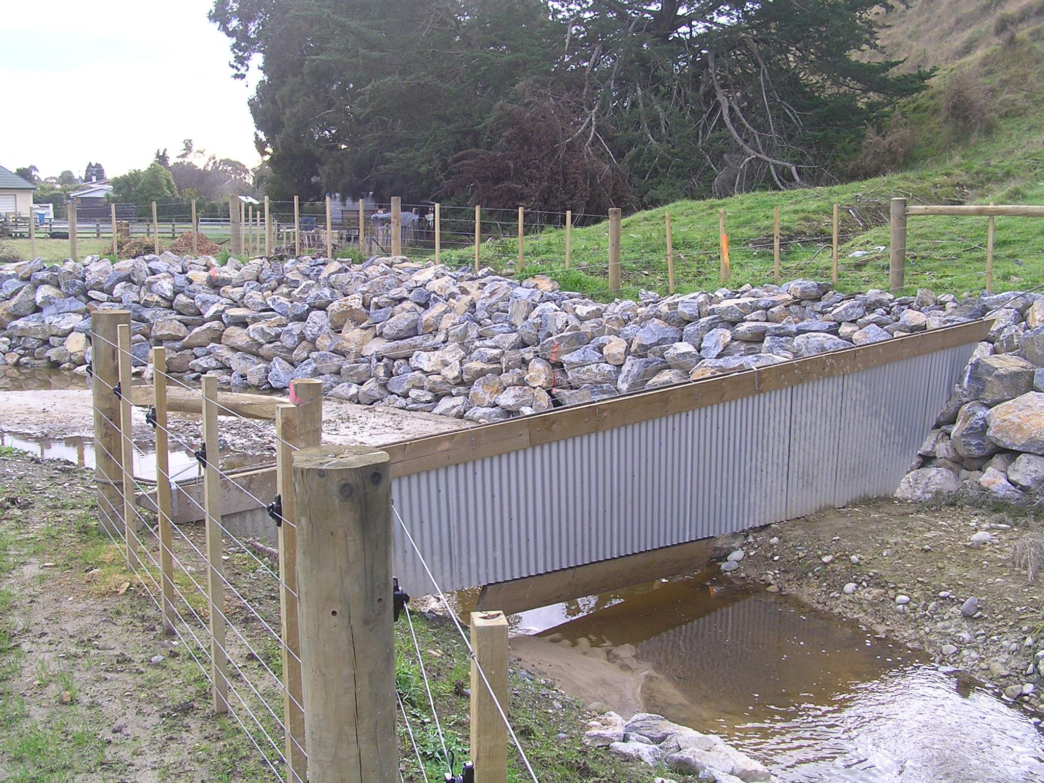 Higgins waterways management fencing in Nelson Tasman