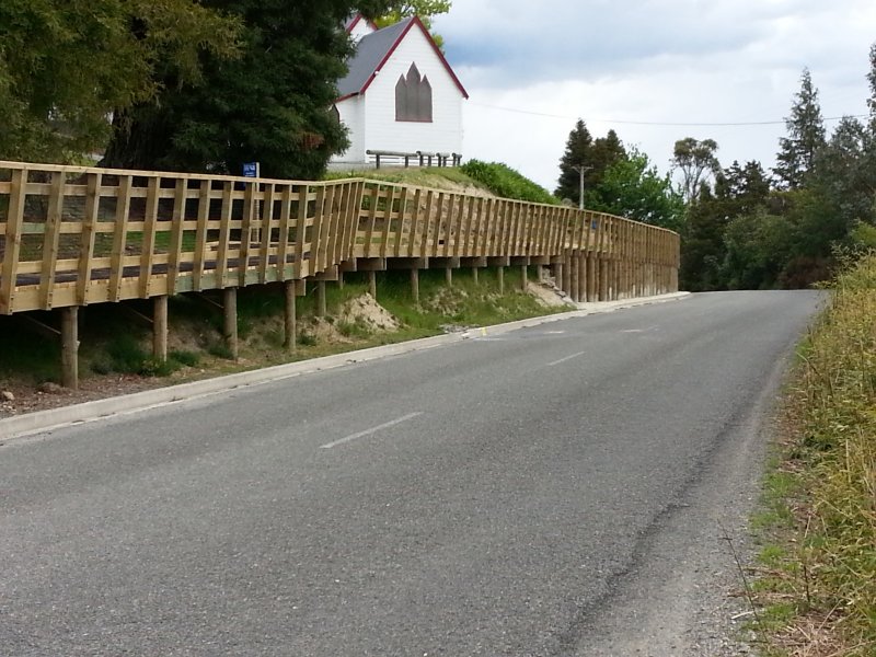 Higgins fencing retaining walls in Nelson Tasman