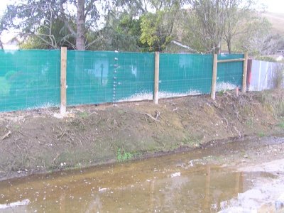 Higgins waterways management fencing in Nelson Tasman
