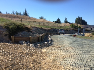 Higgins Fencing retaining wall in Nelson Tasman